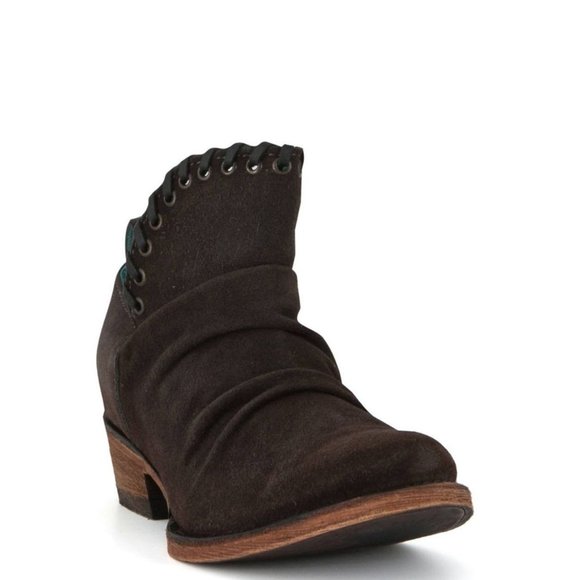 Corral Boots Shoes - Corral Boots Smoke Woven Ankle Boots 8.5